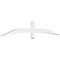 Ekena Millwork Bellingham Architectural Grade PVC Gable Bracket, 84"W x 14"H x 2"D x 4"F, 4/12 Pitch GBP084X14X0204BEL00 - alternate 1